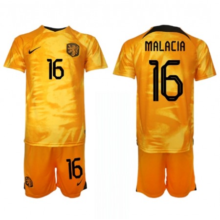 Camisetas Países Bajos Tyrell Malacia 16 Primera Copa Mundial 2022 - Niño (+ Pantalones) Camisetas Países Bajos Tyrell Malacia 16 Primera Copa Mundial 2022 - Niño (+ Pantalones)